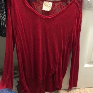 Free people red top